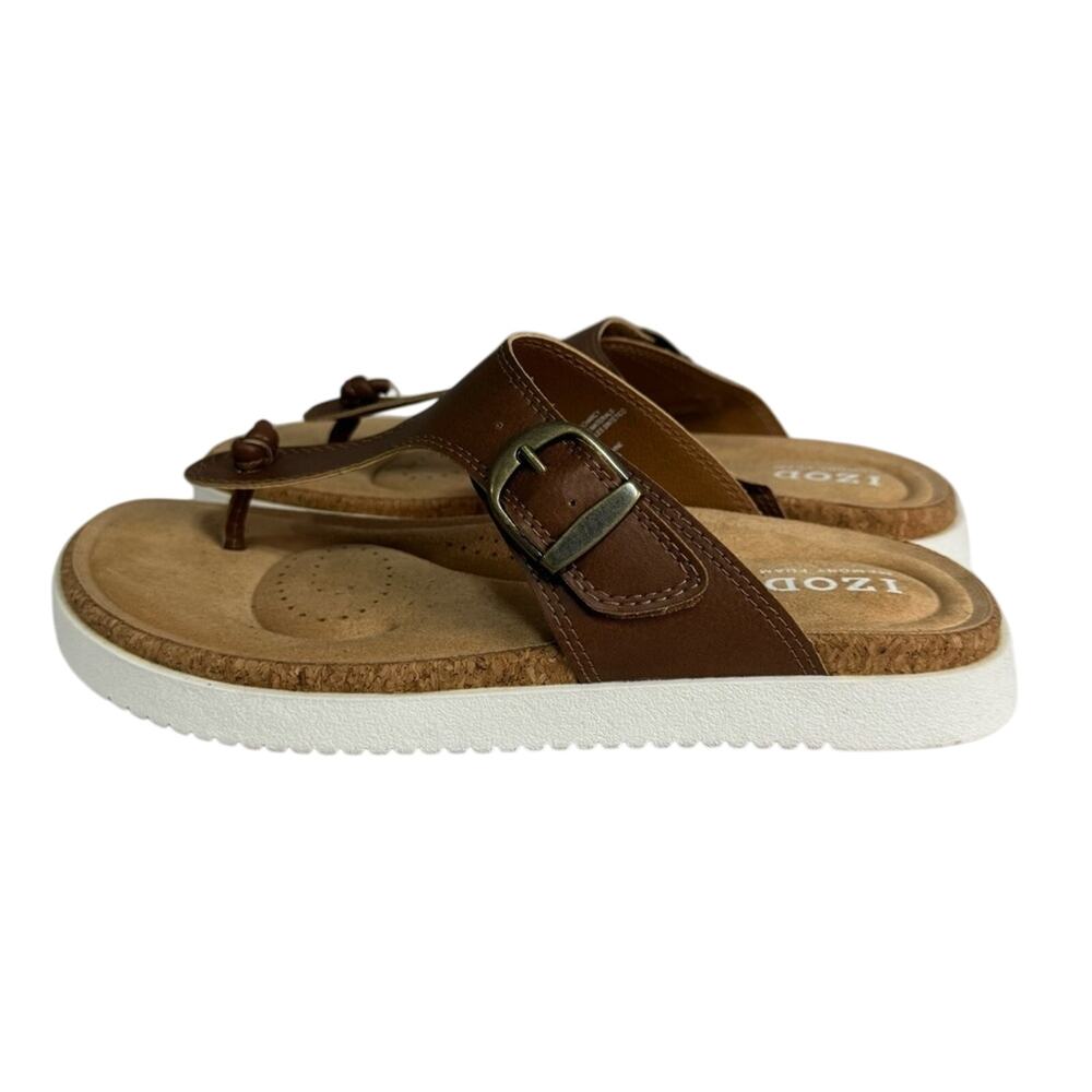 IZOD Women’s Sandals Size 9 Moleskin Footbed NEW # box 897 - Picture 4 of 10